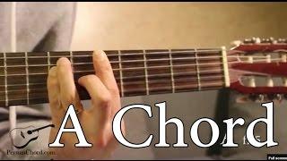 A Major Chord on Guitar (5th Fret)