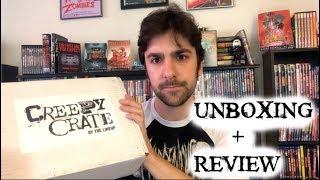 Creepy Crate Unboxing - April - True Crime Book and Horror Merch