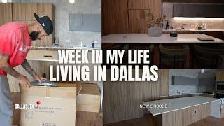 Days in my life: Dallas penthouse apartment kitchen setup