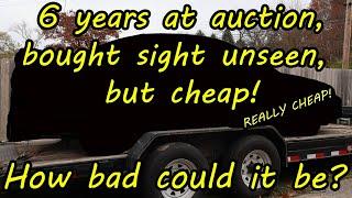 I waited 6 years to buy this auction car and scored it cheap! Why?  How bad can it be?