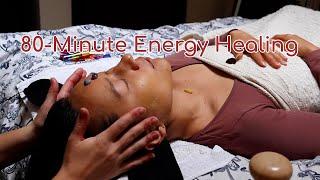 Full Energy Healing Session for @semideasmr | Gemstone Facial, Reiki & Energy Massage [no mid ads]