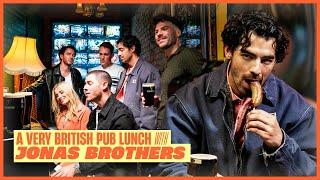 Jonas Brothers' Very British Pub Lunch | tour secrets, live piano, 'Waffle House’ | Interview