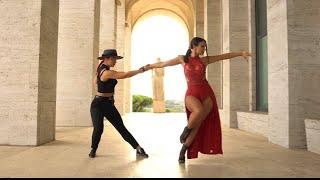 Romeo Santos, ROSALÍA - El Pañuelo | Bachata Dance | Magda & Valeria