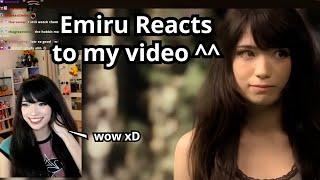 Emiru Reacts to my "movie" about her