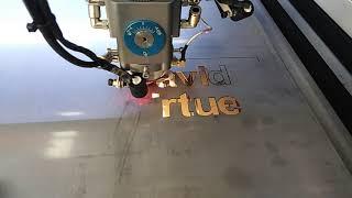 RTJ-1390M metal laser cutting machine test video for David