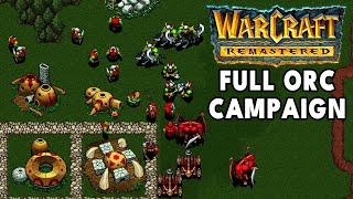 Warcraft 1 Remastered - Full Orc Campaign Gameplay & Story (Speedrun / Walkthrough)