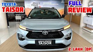 New 2024 Model Toyota Taisor Top Model ReviewToyota Taisor 2024 top model | toyota taisor 2024