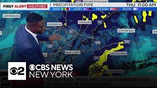 First Alert Weather: Thanksgiving forecast 11 a.m. update