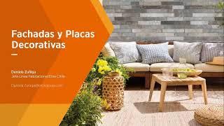 Hablemos de Fachadas y Placas Decorativas con Etex Chile