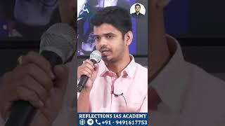 TOPPER'S TALK  SAI KIRAN IPS AIR 460 | REFLECTIONS IAS ACADEMY | UPSC | HYDERABABD