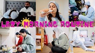 LAZY MORNING ROUTINE | INDER AND KIRAT