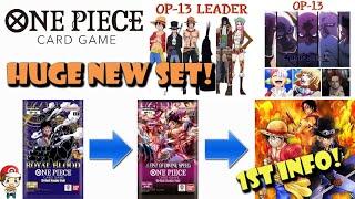 FIRST Information on OP-13! HUGE New One Piece TCG Set! Ghost Rares!? 5 Elders! (One Piece TCG News)