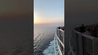 MSC Seaview - Infinity bridge during sunset  #cruise #cruiseship #msccruises #mscworldamerica