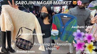 Sarojini Nagar market winter shopping ️ *with my Best shop no mentioned* + Try on haul