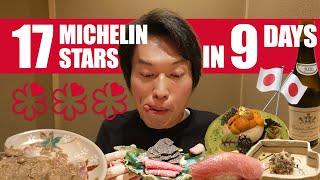 17 MICHELIN Stars in 9 Days & Sushi Saito TOKYO !!!