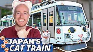 I Rode Japan's LUCKY CAT TRAIN for a Day | Setagaya Line, Tokyo