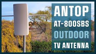 Outdoor TV Antenna Review: Antop AT-800SBS for VHF and UHF TV