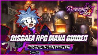 Disgaea RPG Mana Points Guide!! How to Allocate Mana!!