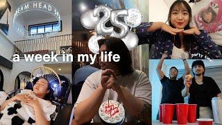 a week in my life | birthday vlog, bf birthday festivity, spa day, bowling game, partying w/ friends