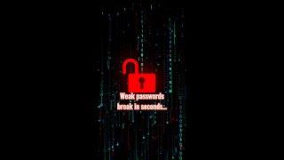 Strong passwords protect your business from easy hacks.