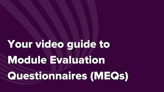 Your guide to Module Evaluation Questionnaires (MEQs) 2024 | University of Surrey