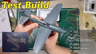 20년 만에 P-40 결정판 등장!!!...에듀아드 Eduard 1/48 Royal Class P-40E Warhawk (feat. 부품 다듬기 라이브)