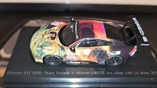 Sparky: Team Project 1 #56 Porsche 911 RSR "Art Car" in 1/64 scale.