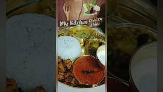 My Husband 's Lunch thali#ytshort #pushpakitchen #cooking #recipe