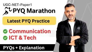 PYQ Marathon | Communication | ICT | UGC-NET-Paper 1 | Kumar Bharat