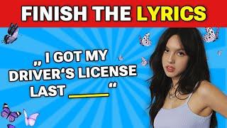 ULTIMATE Olivia Rodrigo music quiz[ FINISH THE LYRICS MOST ICONIC OLIVIA'S SONGS]