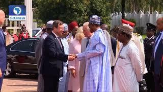 Prince Charles Meets With President Buhari At The Villa