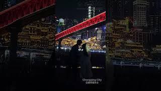 Imagine the ultimate #romance of cuddling your sweetheart in the neon world of Hongyadong,#china.