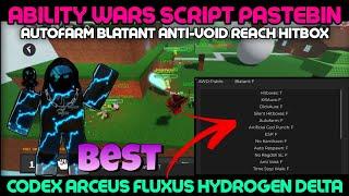 [AWD-PUBLIC]ABILITY WARS SCRIPT PASTEBIN | AUTOFARM BLATANT ANTI-VOID | REACH HITBOX (NO KEY'S)