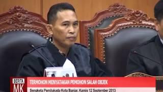 [ video ] KPU Kota Banjar dan Pasangan Pemenang Anggap Permohonan Salah Objek