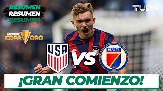 Resumen y goles | Estados Unidos vs Haití | Copa Oro 2021 | Grupo B | TUDN