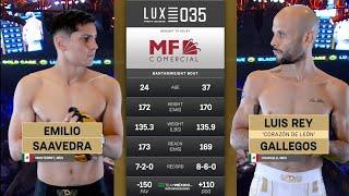 Emilio Saavedra VS Luis Rey Gallegos #lux #mma #ufc