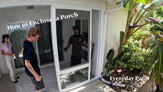 How to Enclose a Porch