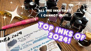 TOP INKS OF 2024The inks I’ve loved the most. #fountainpenink #top15