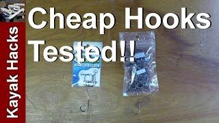 Gamakatsu Hook vs Cheap Bulk Fishing Hook Test and Review