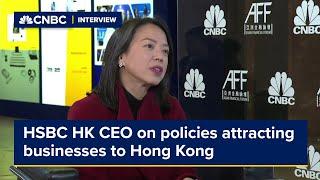 HSBC Hong Kong CEO on how to attract business back to the region