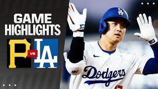 Pirates vs. Dodgers Game Highlights (8/9/24) | MLB Highlights