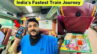 Gatimaan Express Executive Class Journey || best Service & food || Fastest train in India 