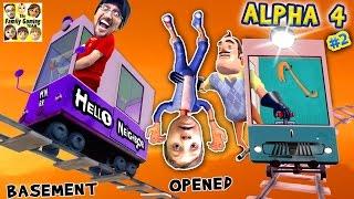 HELLO NEIGHBOR ALPHA 4: CHOO CHOO TRAINS & BOO BOO THANGS FGTEEV Pt 2 Basement Marts Tips & Tricks