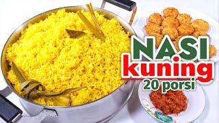 MASAK BESAR -- NASI KUNING 20 PORSI PULEN GURIH WANGI  ||  SUDAH ADA SEJAK ZAMAN HINDU KUNO