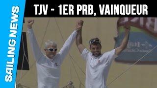 Arrivée de PRB - Vincent Riou et Sébastien Col