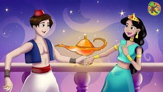 Aladdin and Princess Jasmine | KONDOSAN English | Fairy Tales & Bedtime Stories for Kids