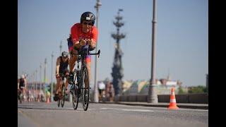 Полужелезная дистанция по триатлону в Москве 25.08.2024.