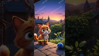 The Brave Little Cat  | Short Inspirational Story for Kids and Animal Lovers