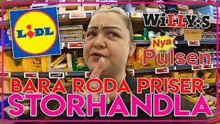 STORHANDLA MAT MED MIG | LIDL, WILLYS, PULSEN (BARA RÖDA PRISER) MATHAUL