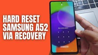 How to Hard Reset Samsung Galaxy A52 (A525F) Enter Recovery Mode
